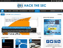 Tablet Screenshot of hackthesec.co.in